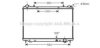 AVA QUALITY COOLING OL2441 Radiator, engine cooling